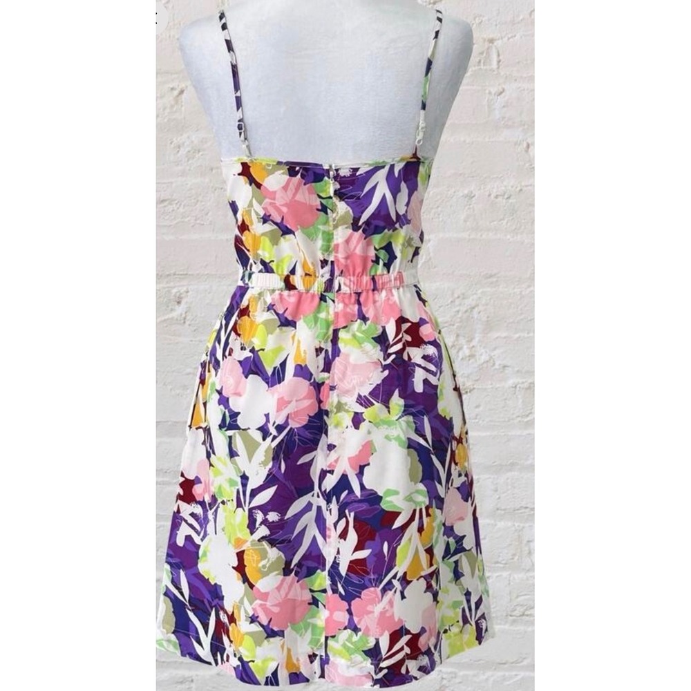 NWT J.Crew Floral Cami Spaghetti Strap Mini Sundress MultiColor Pocket Size 8‎ - Picture 2 of 12